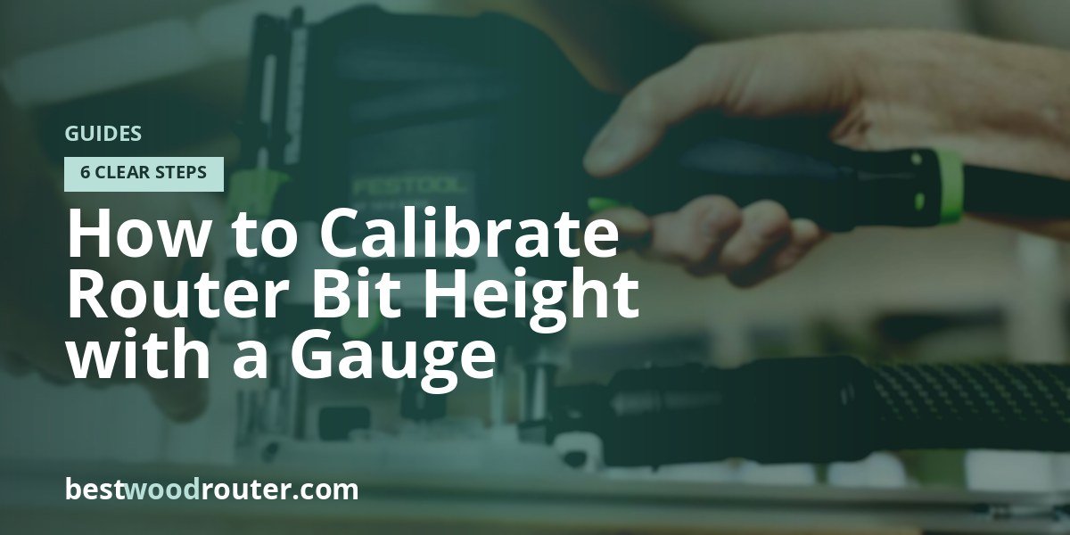 How to Calibrate Router Bit Height with a Gauge
