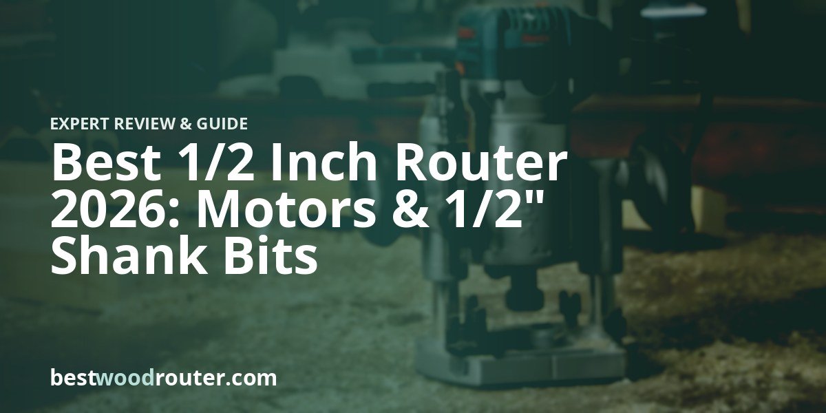 Best 1/2 Inch Router 2026: Motors & 1/2" Shank Bits