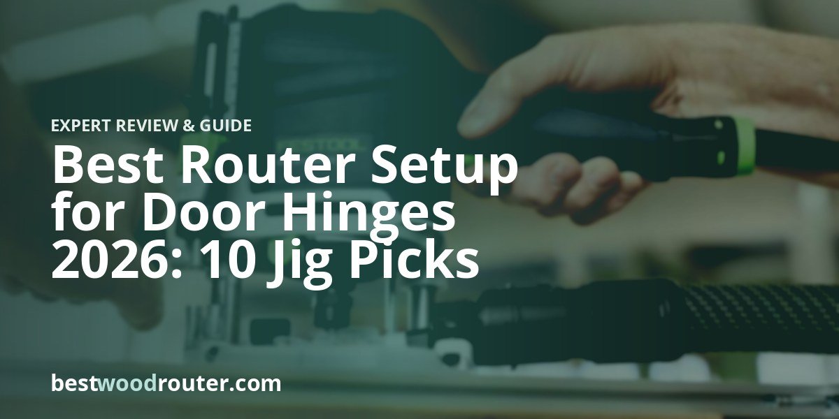 Best Router Setup for Door Hinges 2026: 10 Jig Picks