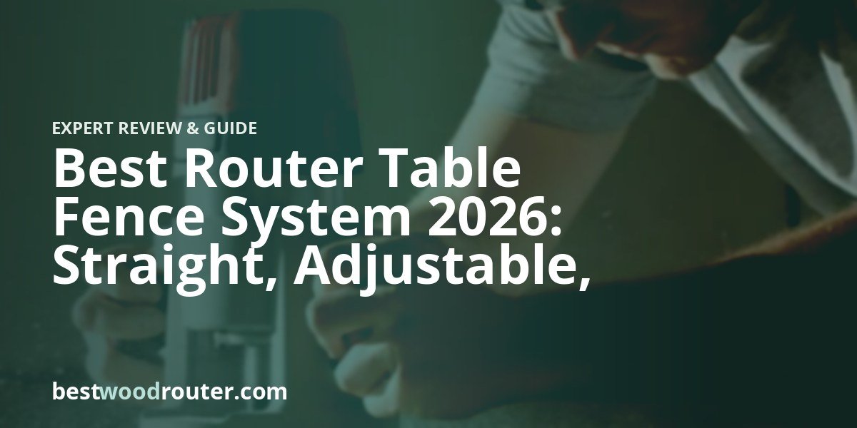 Best Router Table Fence System 2026: Straight, Adjustable, and Dust