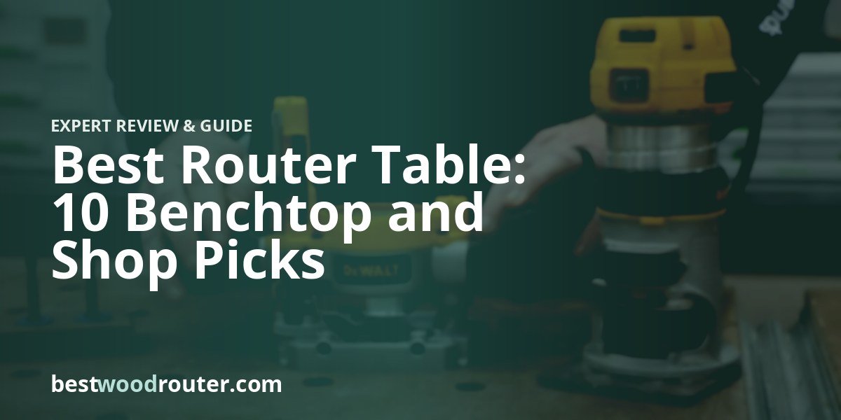 Best Router Table: 10 Benchtop and Shop Picks