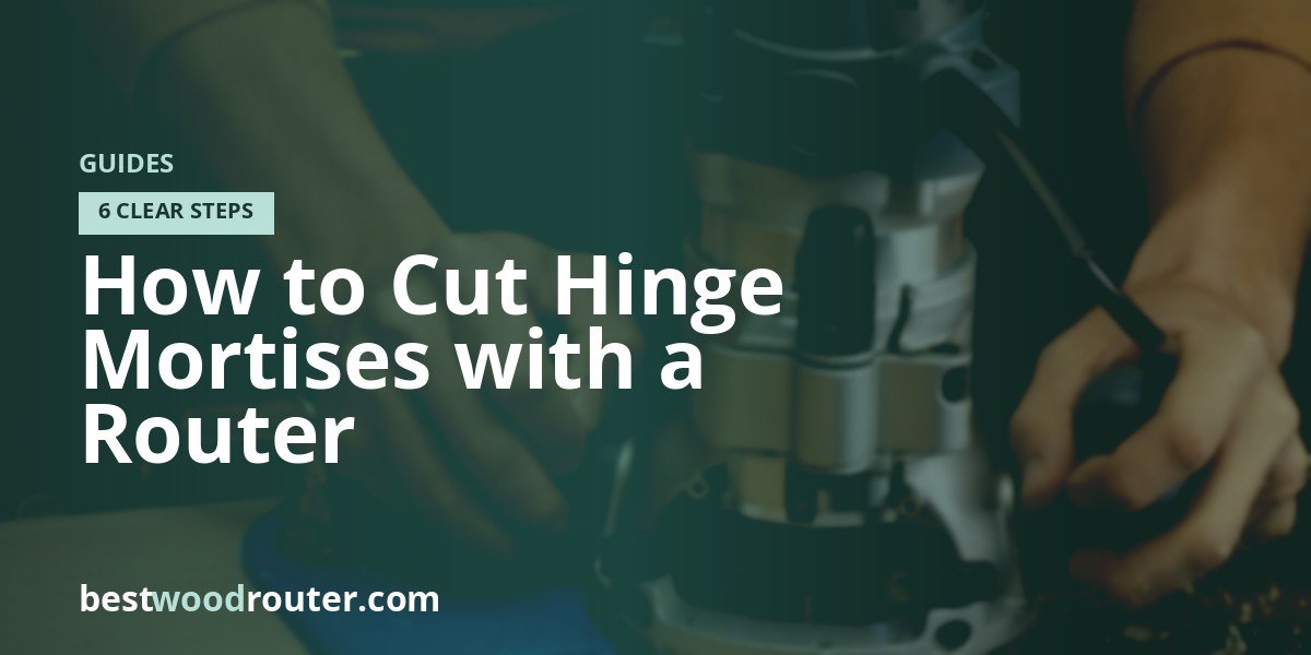 How to Cut Hinge Mortises with a Router