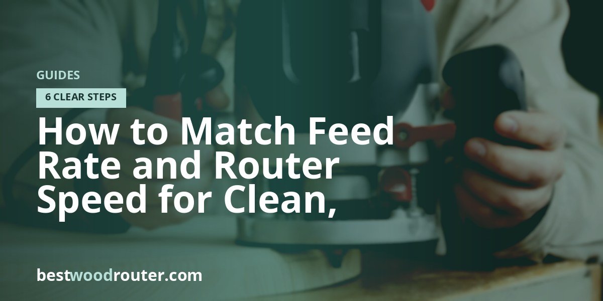 How to Match Feed Rate and Router Speed for Clean, Cool Cuts