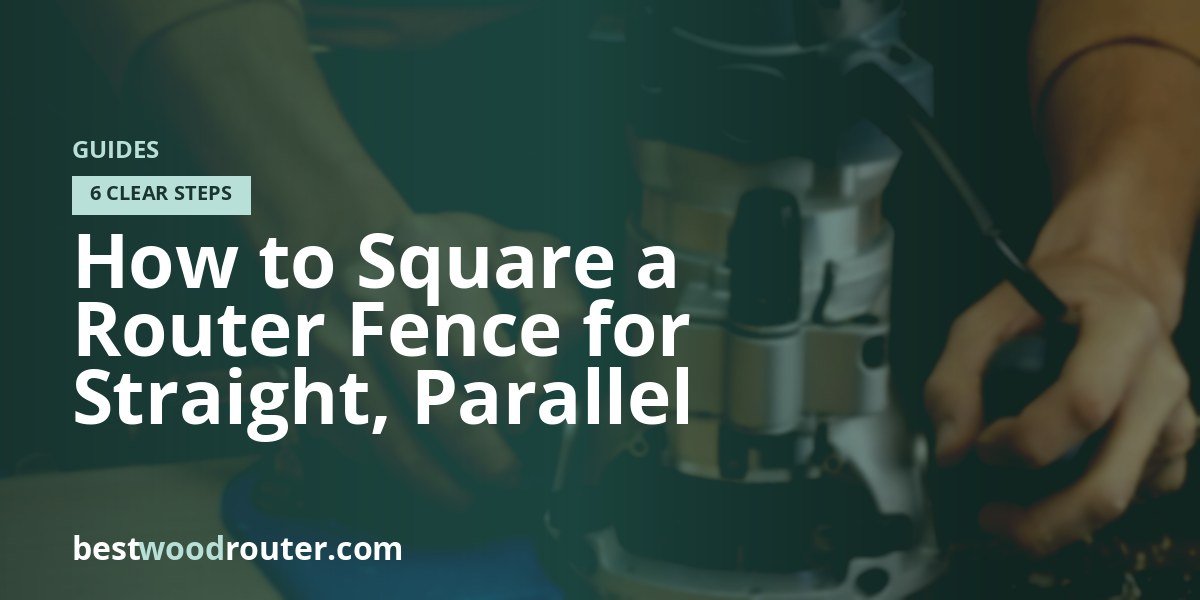 How to Square a Router Fence for Straight, Parallel Passes