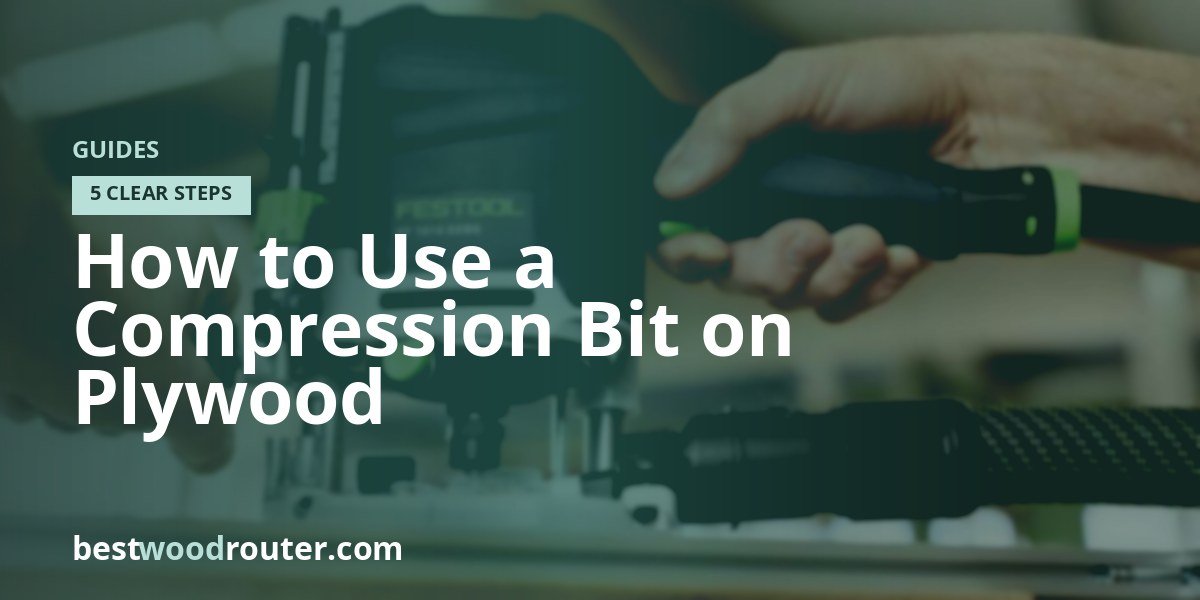 How to Use a Compression Bit on Plywood