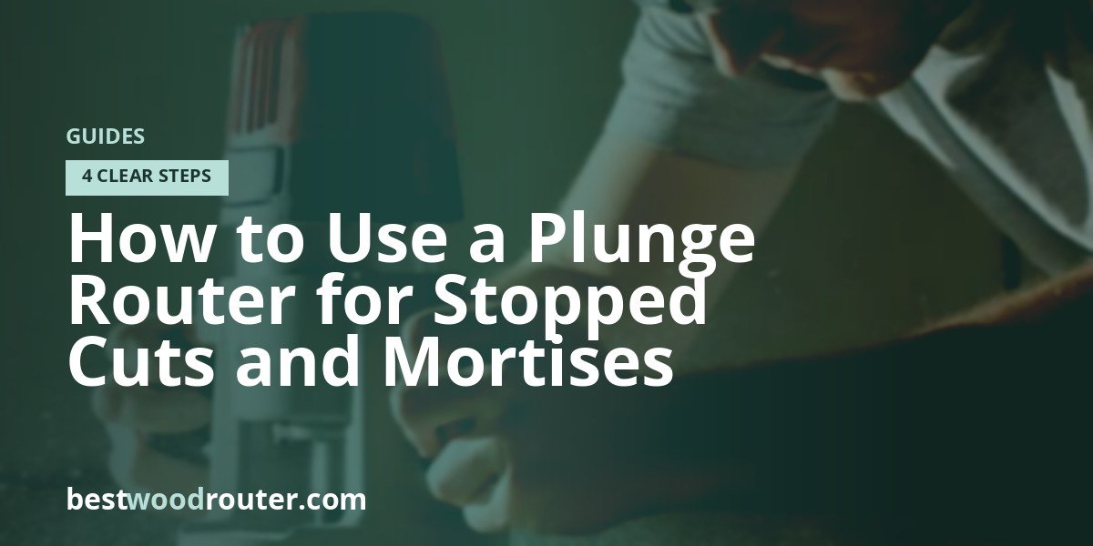 How to Use a Plunge Router for Stopped Cuts and Mortises