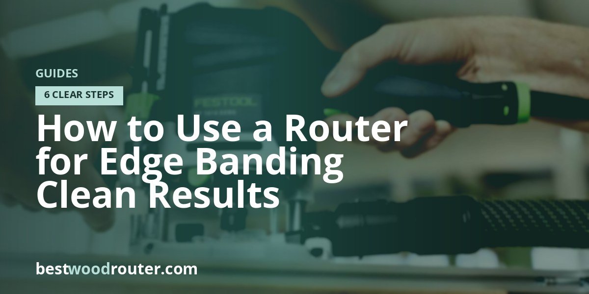 How to Use a Router for Edge Banding Clean Results