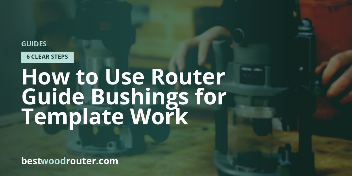 How to Use Router Guide Bushings for Template Work