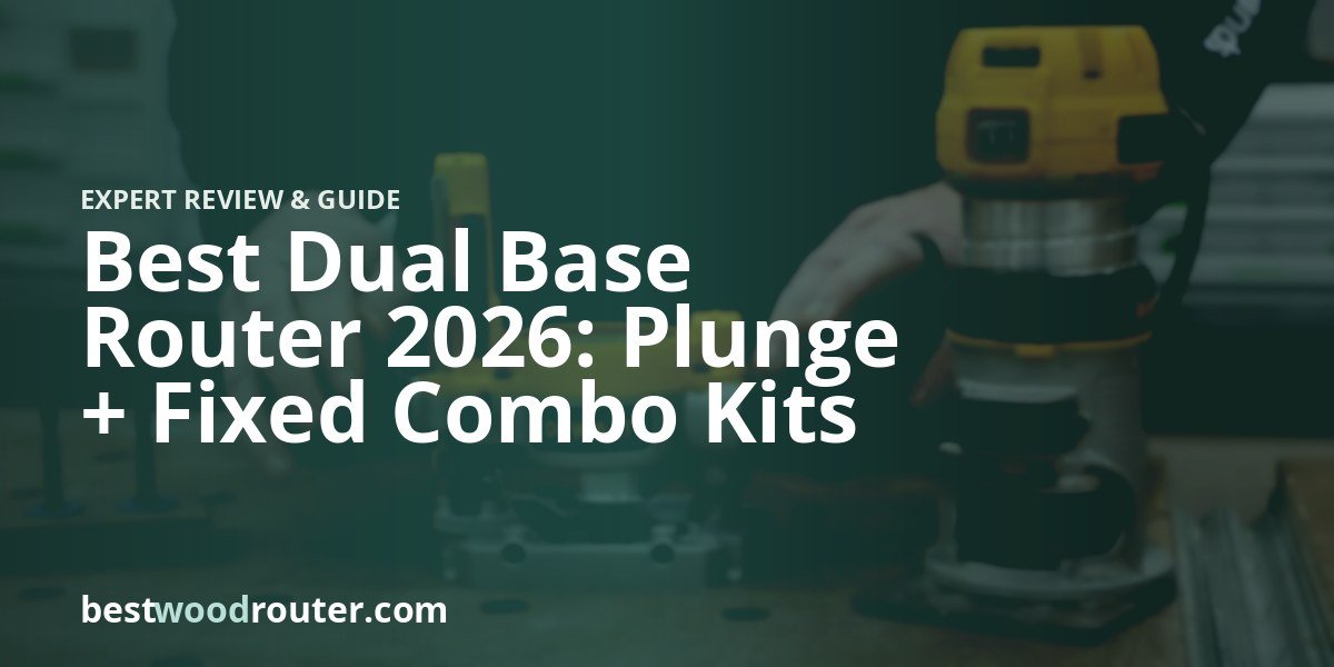 Best Dual Base Router 2026: Plunge + Fixed Combo Kits
