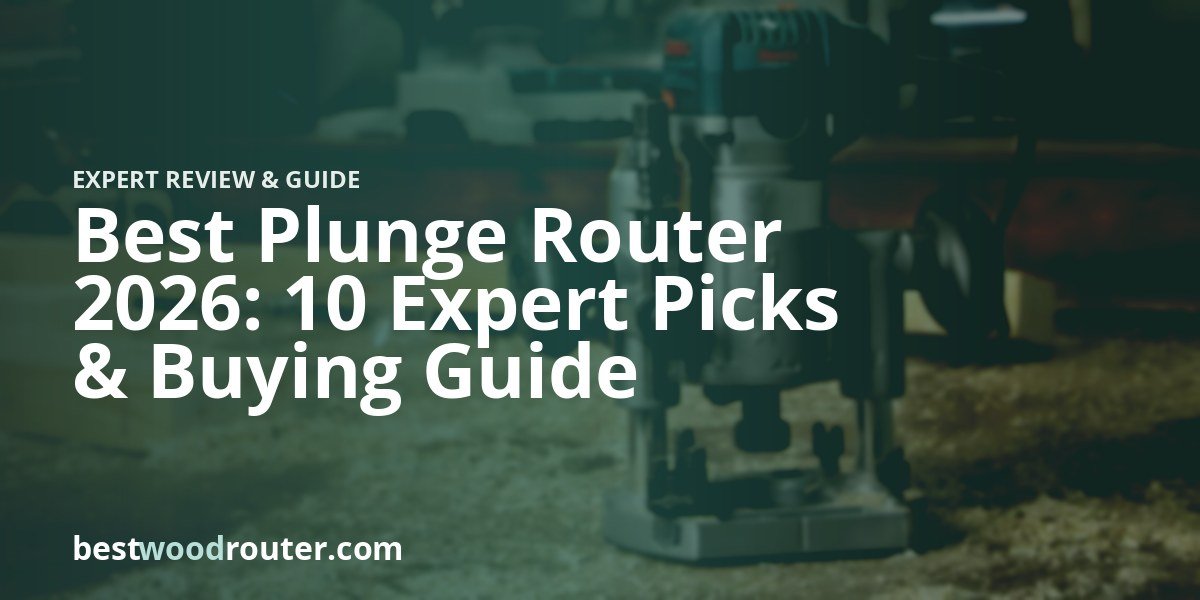 Best Plunge Router 2026: 10 Expert Picks & Buying Guide