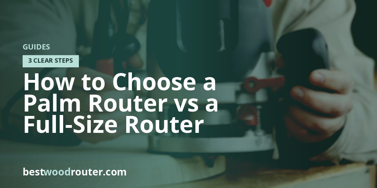 How to Choose a Palm Router vs a Full-Size Router