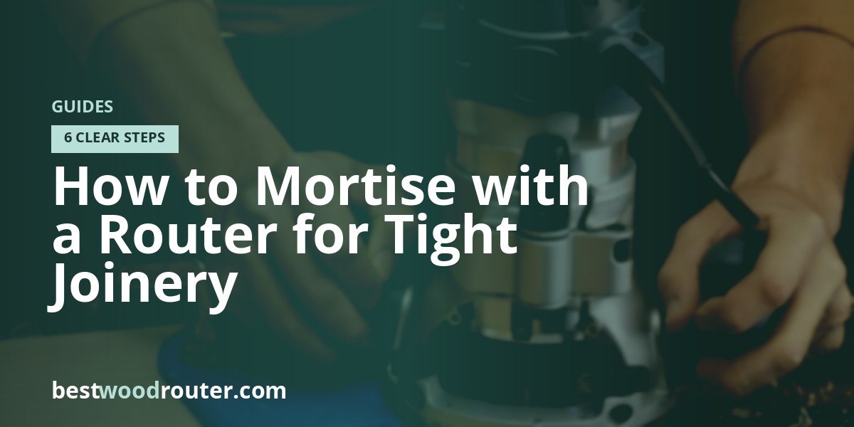 How to Mortise with a Router for Tight Joinery