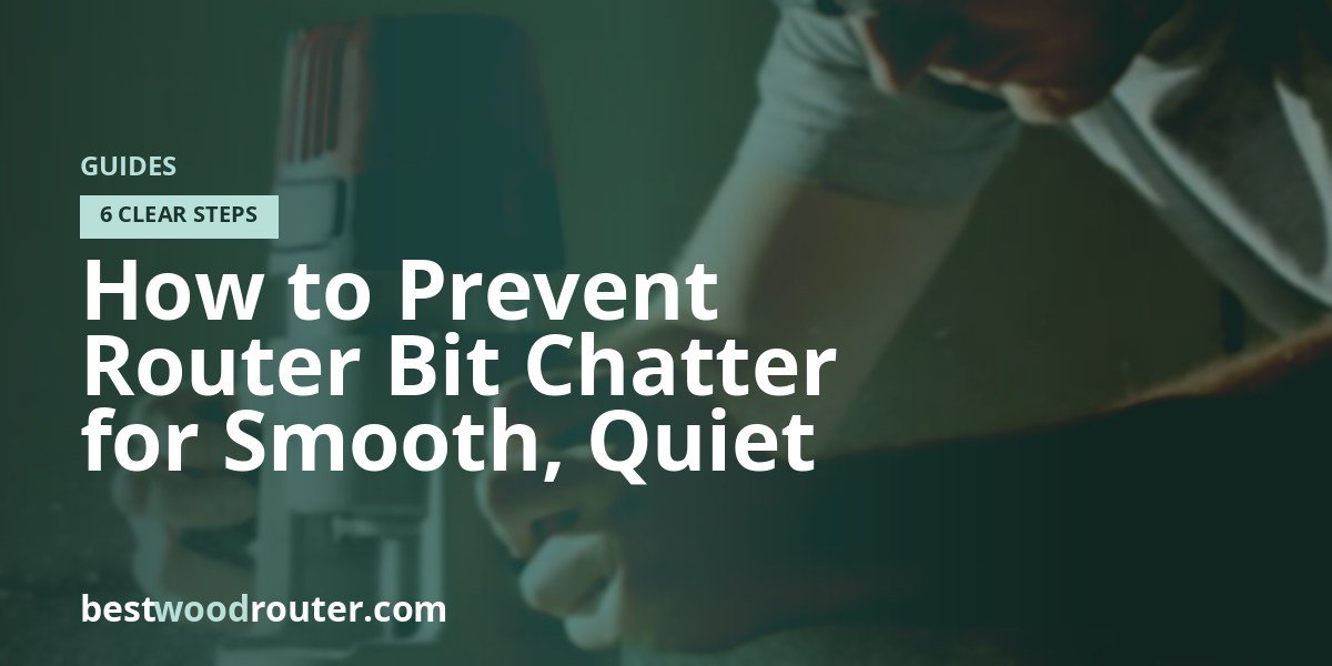 How to Prevent Router Bit Chatter for Smooth, Quiet Cuts