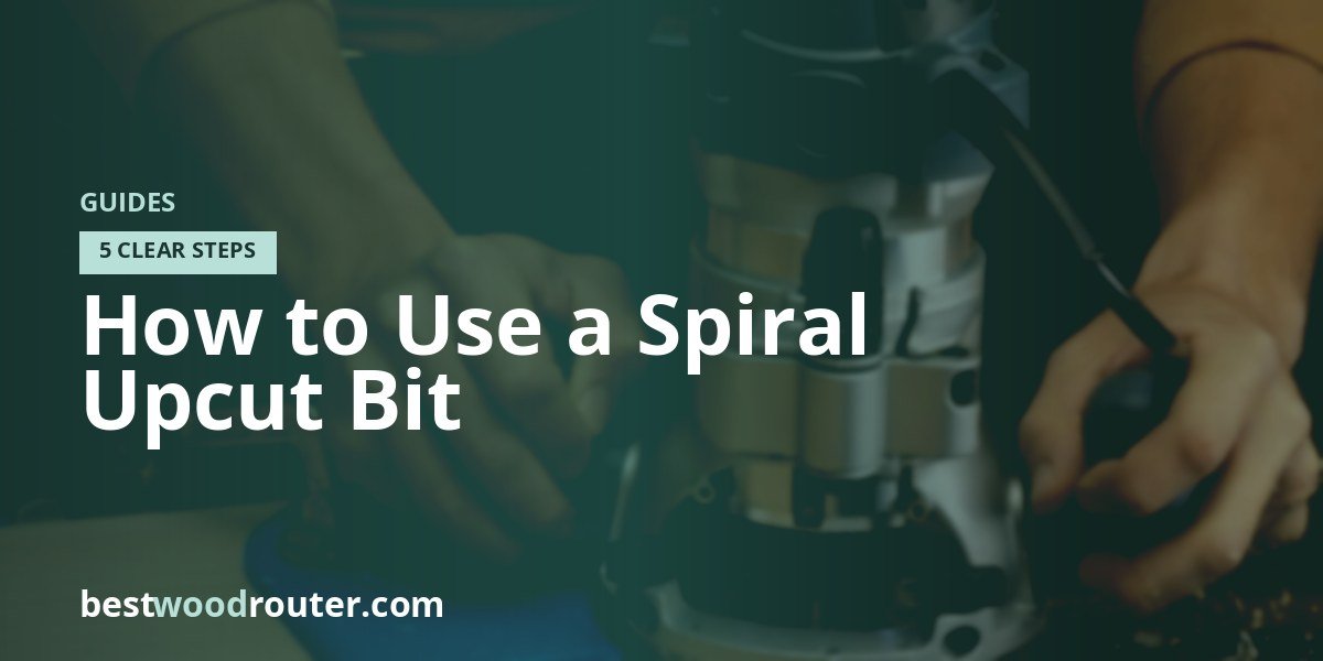 How to Use a Spiral Upcut Bit